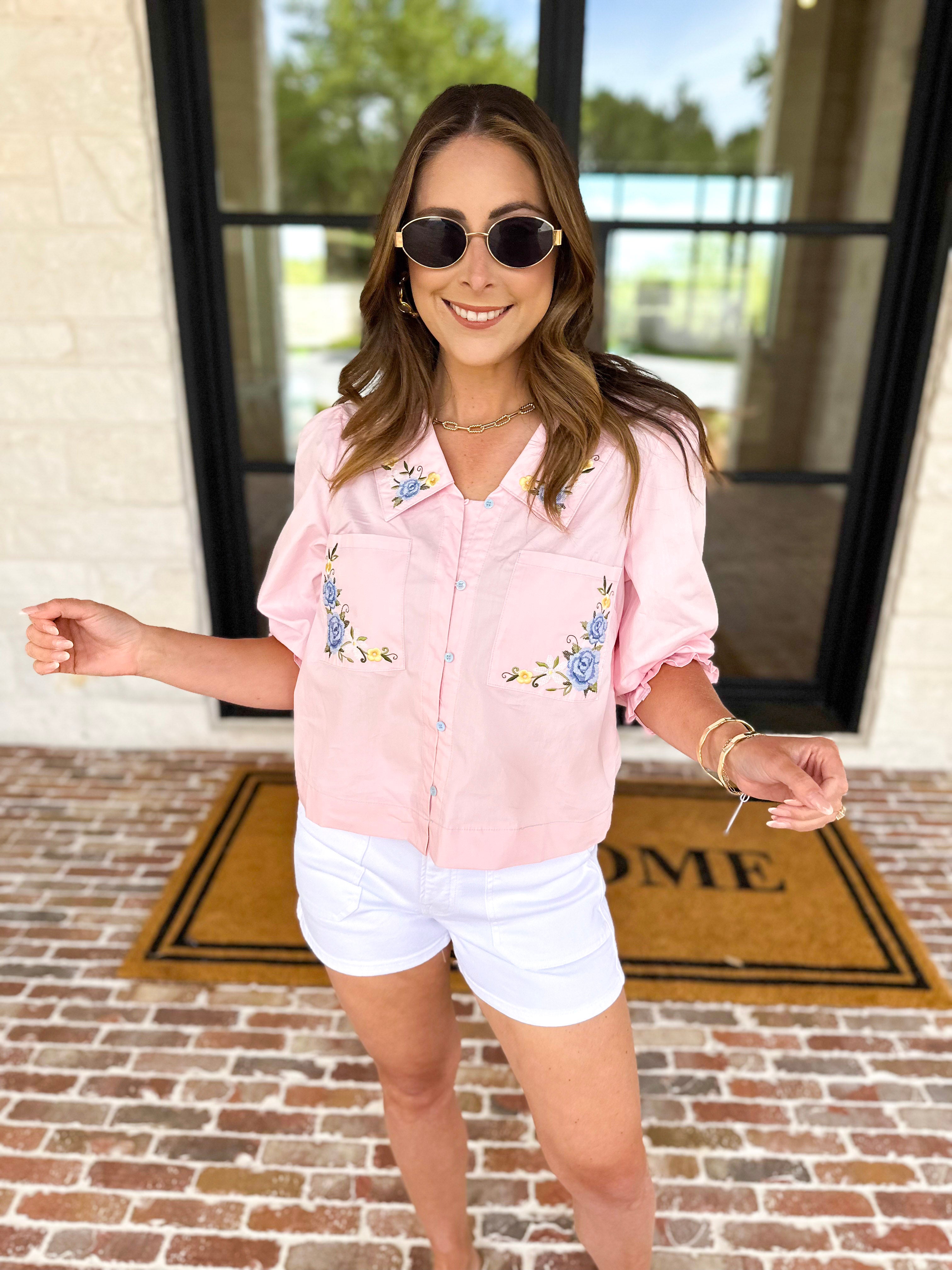 The Jordan Blouse-200 Fashion Blouses-MAIN STRIP-July & June Women's Fashion Boutique Located in San Antonio, Texas