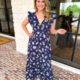 The Shell & Sun Midi Dress-500 Midi-SKIES ARE BLUE-July & June Women's Fashion Boutique Located in San Antonio, Texas
