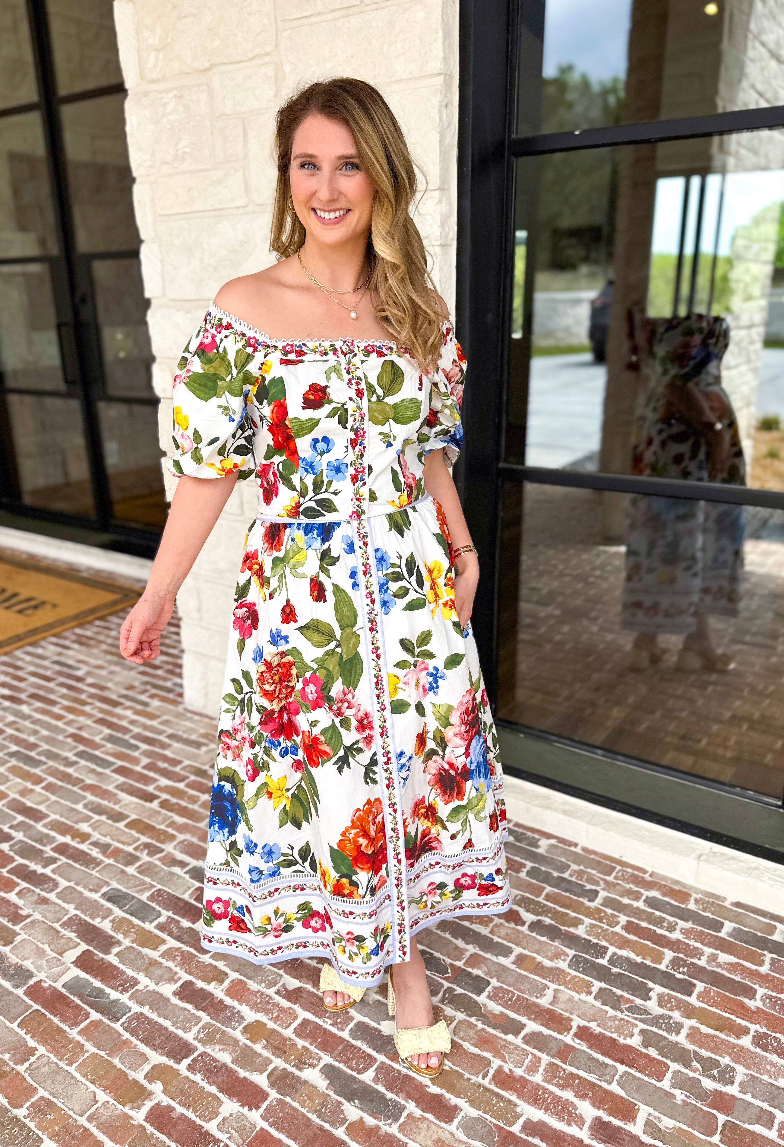 The Isla Bonita Midi Skirt Set-500 Midi-SKIES ARE BLUE-July & June Women's Fashion Boutique Located in San Antonio, Texas