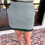 Weekend Vibes Gingham Set - Hunter Green-300 Athleisure/Lounge-ENTRO-July & June Women's Fashion Boutique Located in San Antonio, Texas
