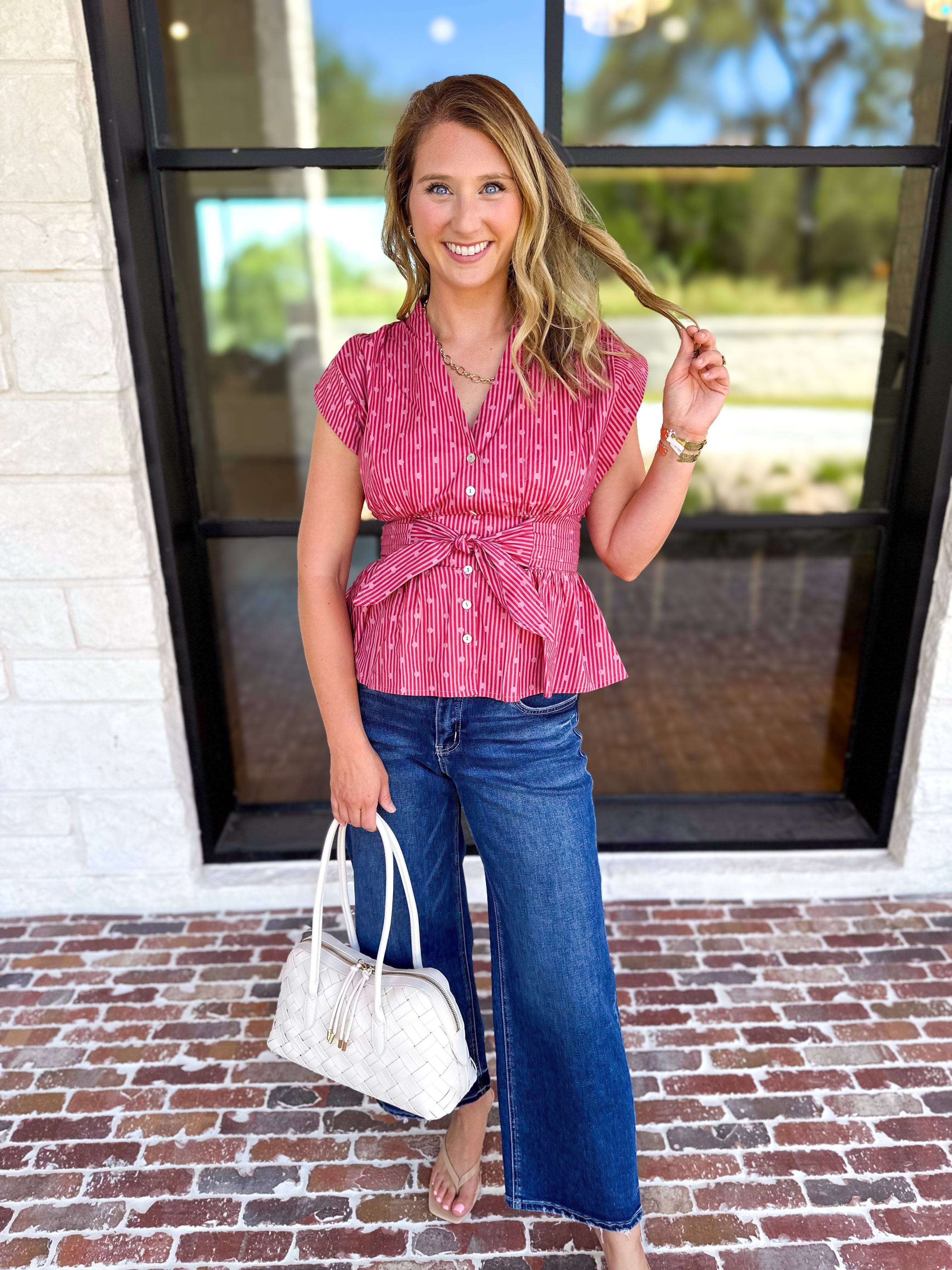 Girls Night Out Blouse - Mauve Rust-200 Fashion Blouses-ENTRO-July & June Women's Fashion Boutique Located in San Antonio, Texas
