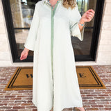 The Sunday Stroll Midi Dress - Sage-500 Midi-ENTRO-July & June Women's Fashion Boutique Located in San Antonio, Texas