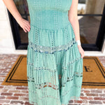 The Lexi Midi Dress - Seafoam Green-500 Midi-STRUT & BOLT-July & June Women's Fashion Boutique Located in San Antonio, Texas