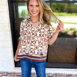 THML - The Hadley Blouse-200 Fashion Blouses-THML-July & June Women's Fashion Boutique Located in San Antonio, Texas