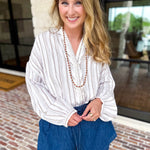 The Tulum Button Down Blouse - Taupe-200 Fashion Blouses-RAE MODE-July & June Women's Fashion Boutique Located in San Antonio, Texas