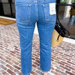 Vervet - Mid Rise Straight Leg Jeans-400 Pants-VEVERT BY FLYING MONKEY-July & June Women's Fashion Boutique Located in San Antonio, Texas