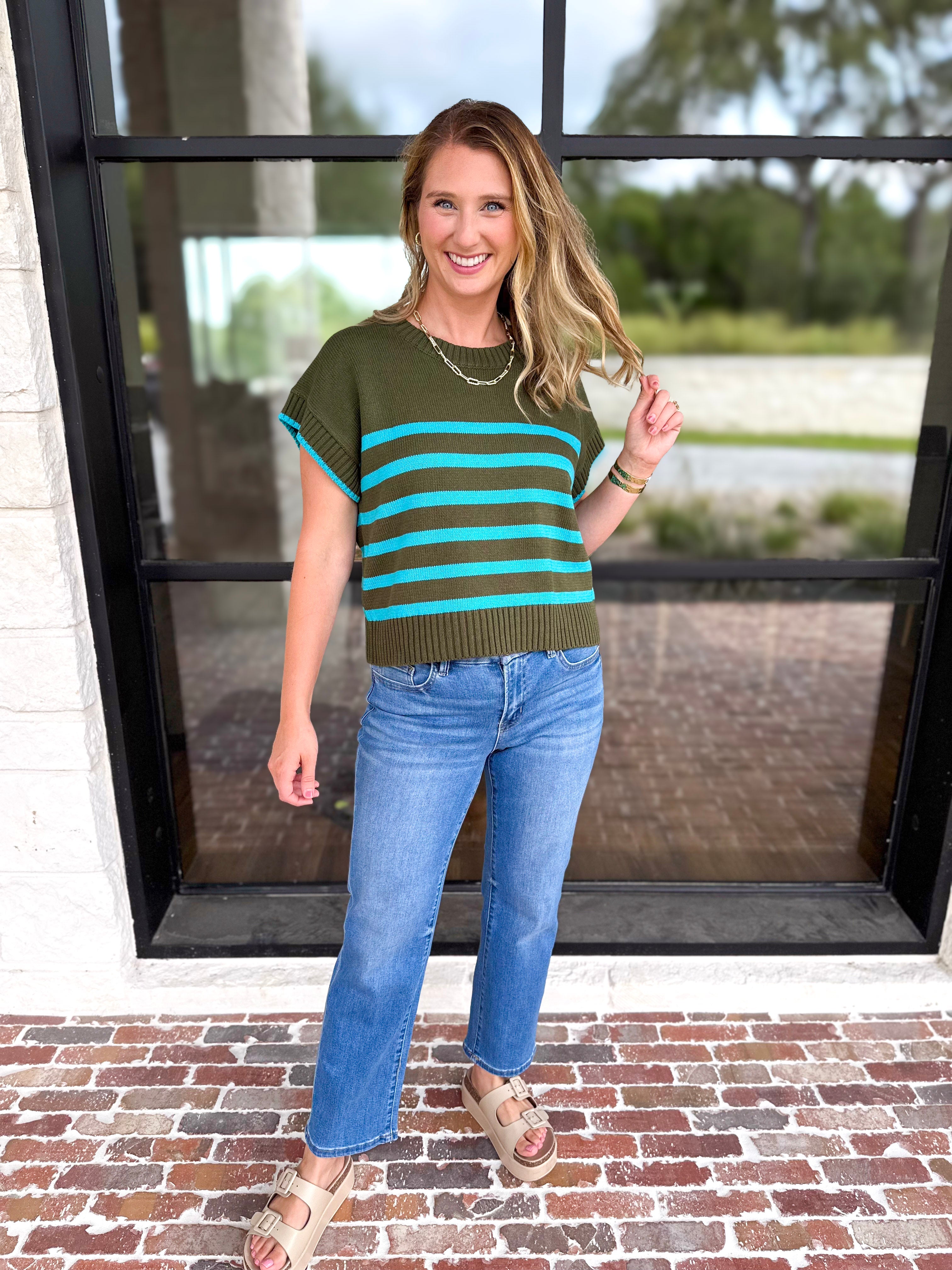 Vervet - Mid Rise Straight Leg Jeans-420 Denim-VEVERT BY FLYING MONKEY-July & June Women's Fashion Boutique Located in San Antonio, Texas