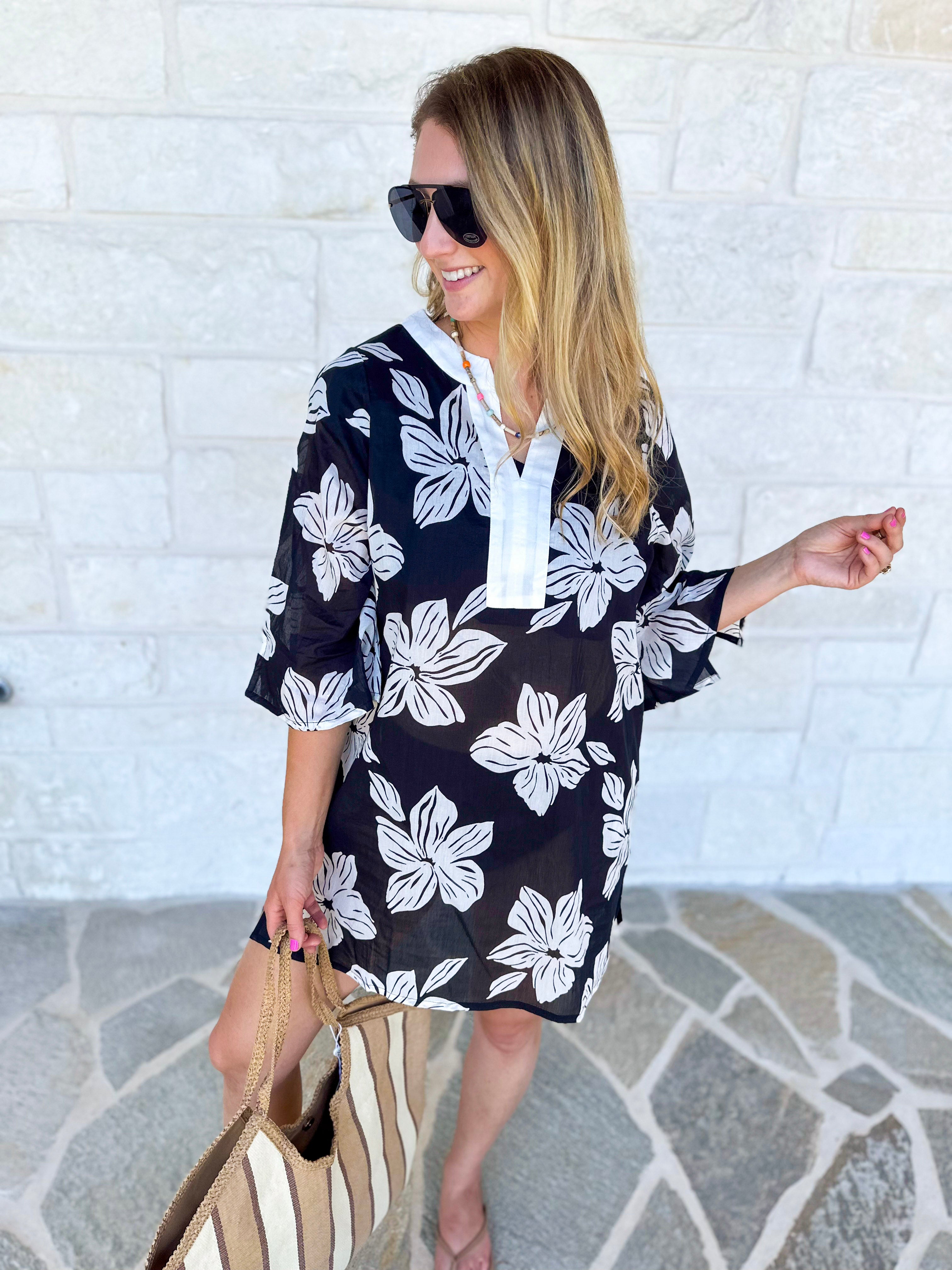MARY SQUARE - Elizabeth Short Beach Dress-300 Athleisure/Lounge-MARY SQUARE-July & June Women's Fashion Boutique Located in San Antonio, Texas