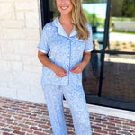 MARY SQUARE - Charlotte Pants PJ Set - Meadow Lane-300 Athleisure/Lounge-MARY SQUARE-July & June Women's Fashion Boutique Located in San Antonio, Texas