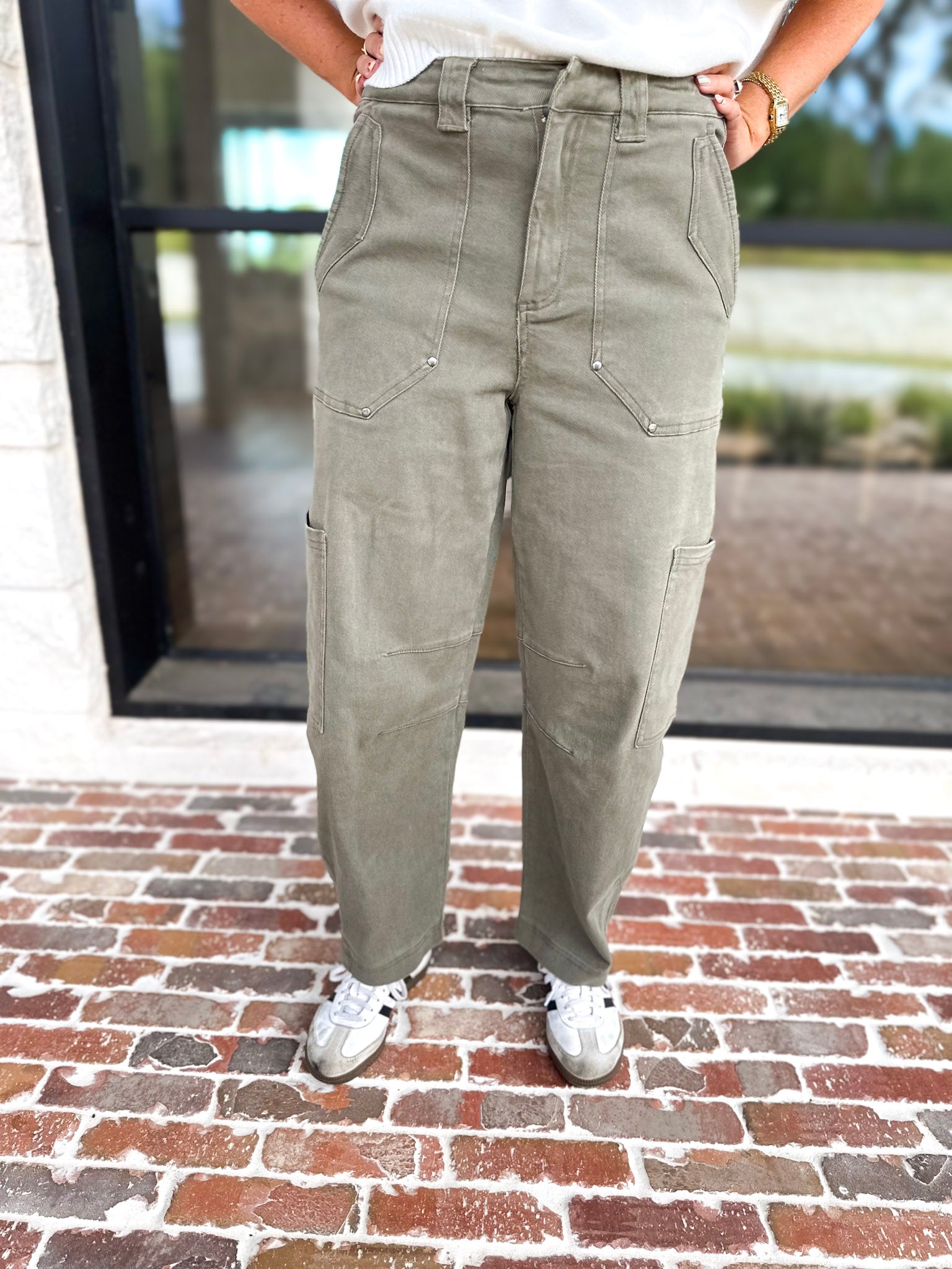 The Cruiser Relaxed Barrel Jeans-400 Pants-ENTRO-July & June Women's Fashion Boutique Located in San Antonio, Texas