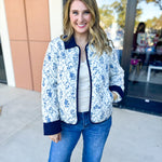 The Kacey Quilted Jacket-600 Outerwear-ENTRO-July & June Women's Fashion Boutique Located in San Antonio, Texas