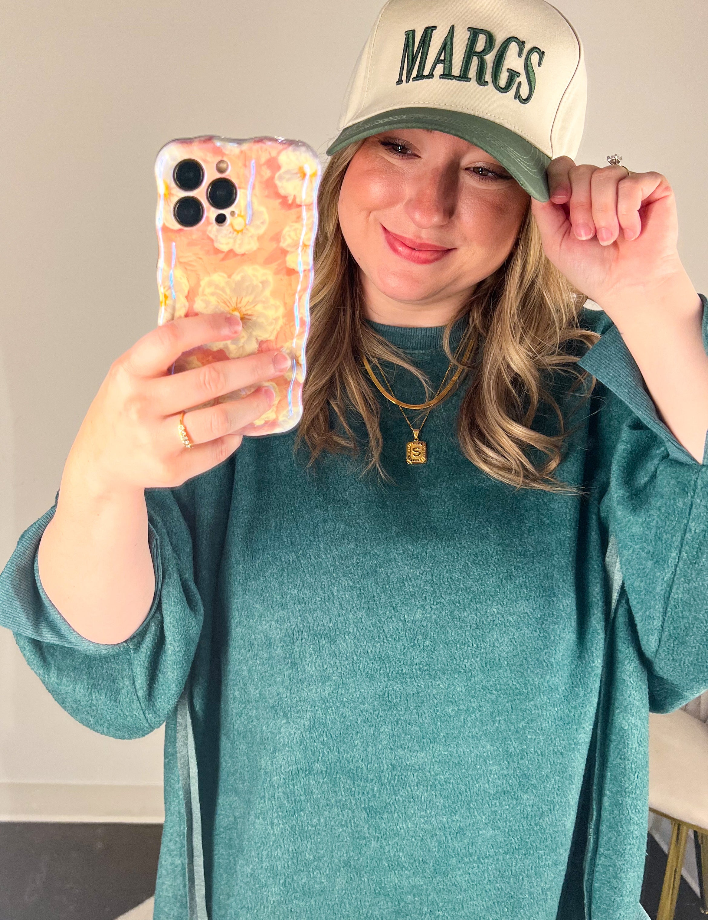 Margs Trucker Hat - Dark Forrest-130 ACCESSORIES-ZENANA-July & June Women's Fashion Boutique Located in San Antonio, Texas