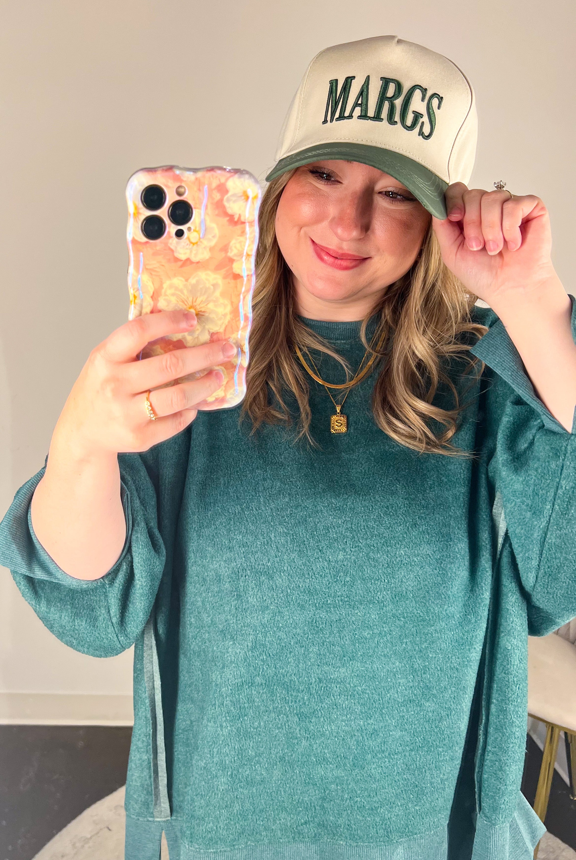 Margs Trucker Hat - Dark Forrest-130 ACCESSORIES-ZENANA-July & June Women's Fashion Boutique Located in San Antonio, Texas