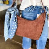 Paisley Square Scarf - Blue-130 ACCESSORIES-SHIRALEAH-July & June Women's Fashion Boutique Located in San Antonio, Texas