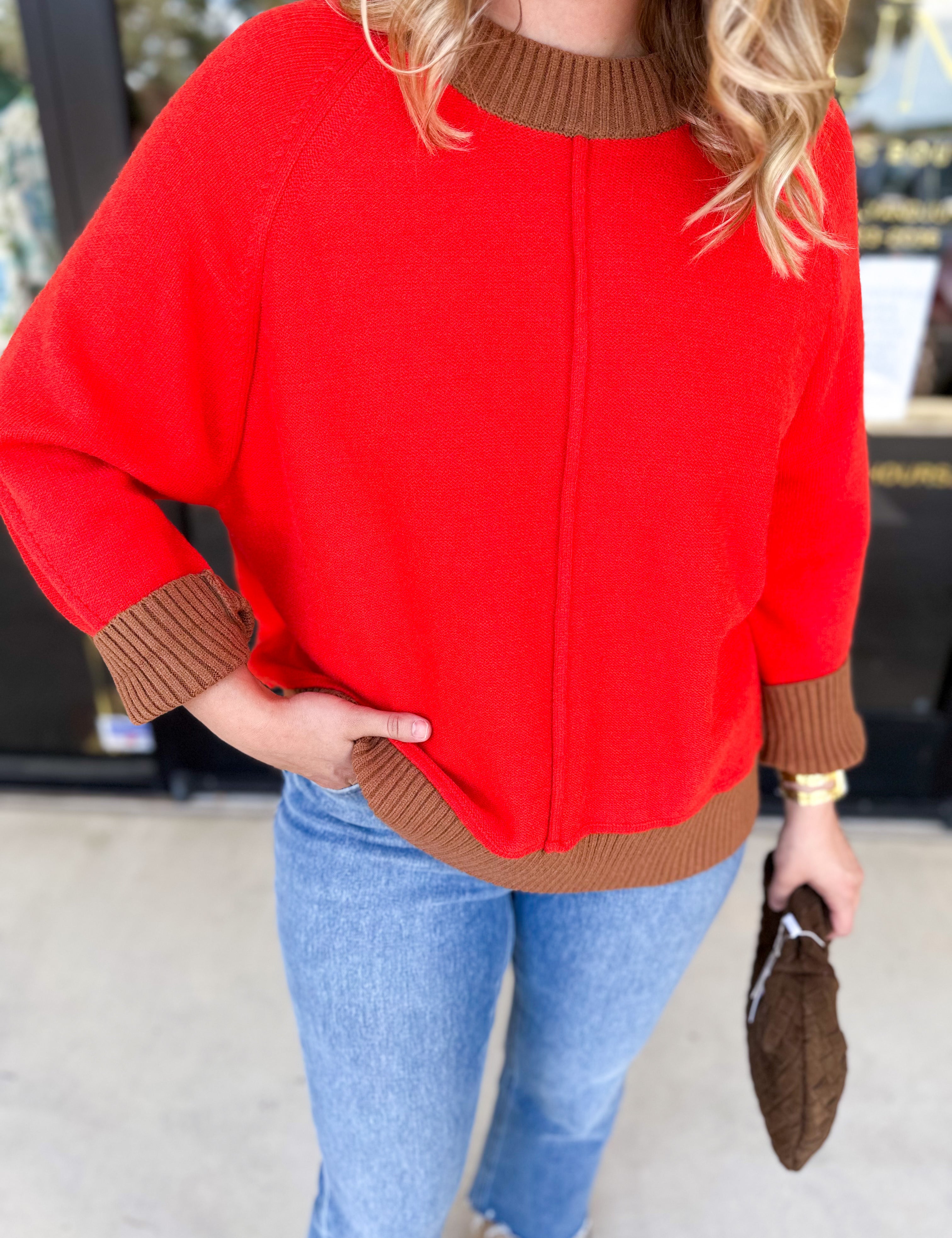 The Ranch Sweater-230 Sweaters/Cardis-ENTRO-July & June Women's Fashion Boutique Located in San Antonio, Texas