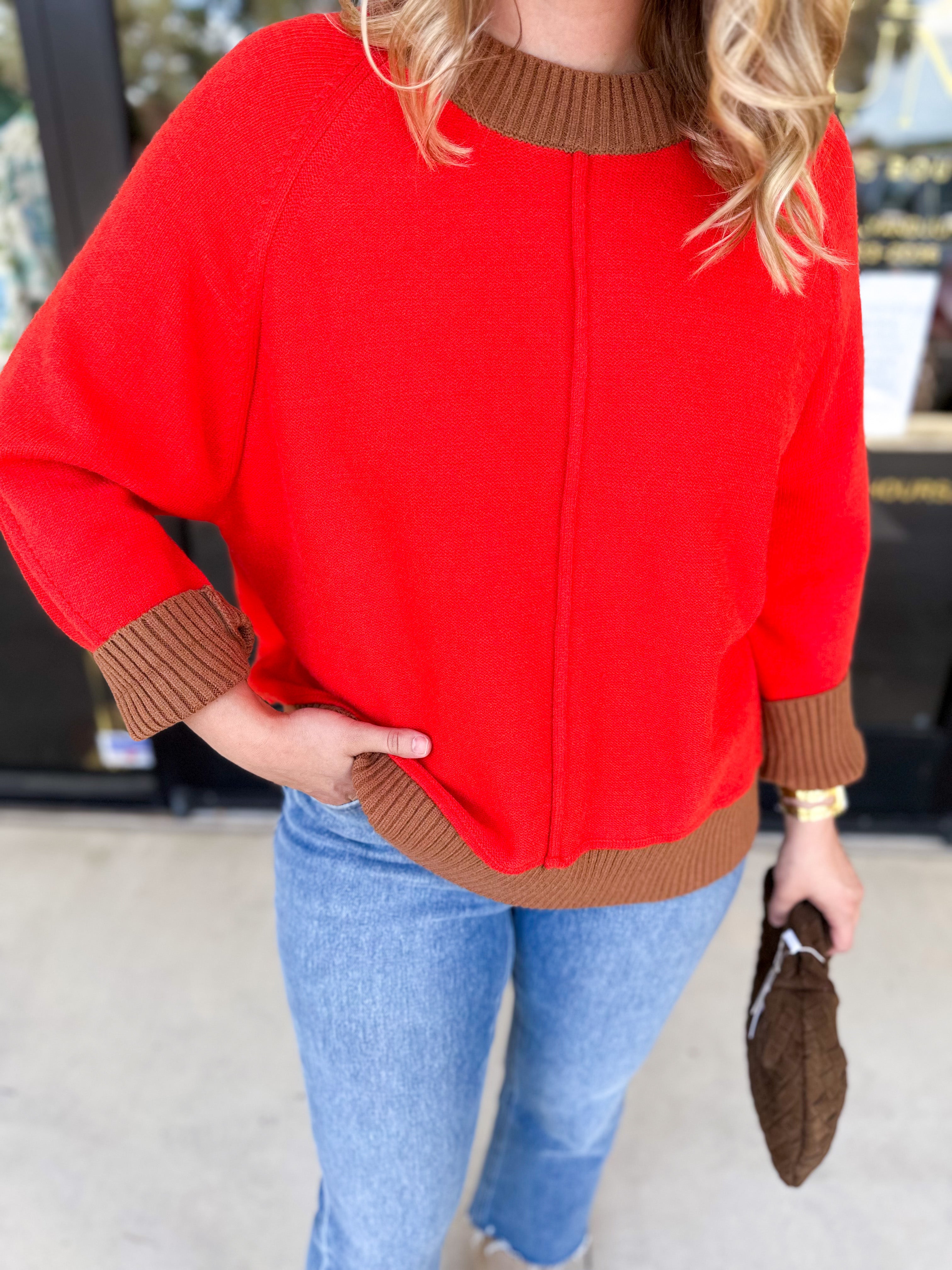 The Ranch Sweater-230 Sweaters/Cardis-ENTRO-July & June Women's Fashion Boutique Located in San Antonio, Texas
