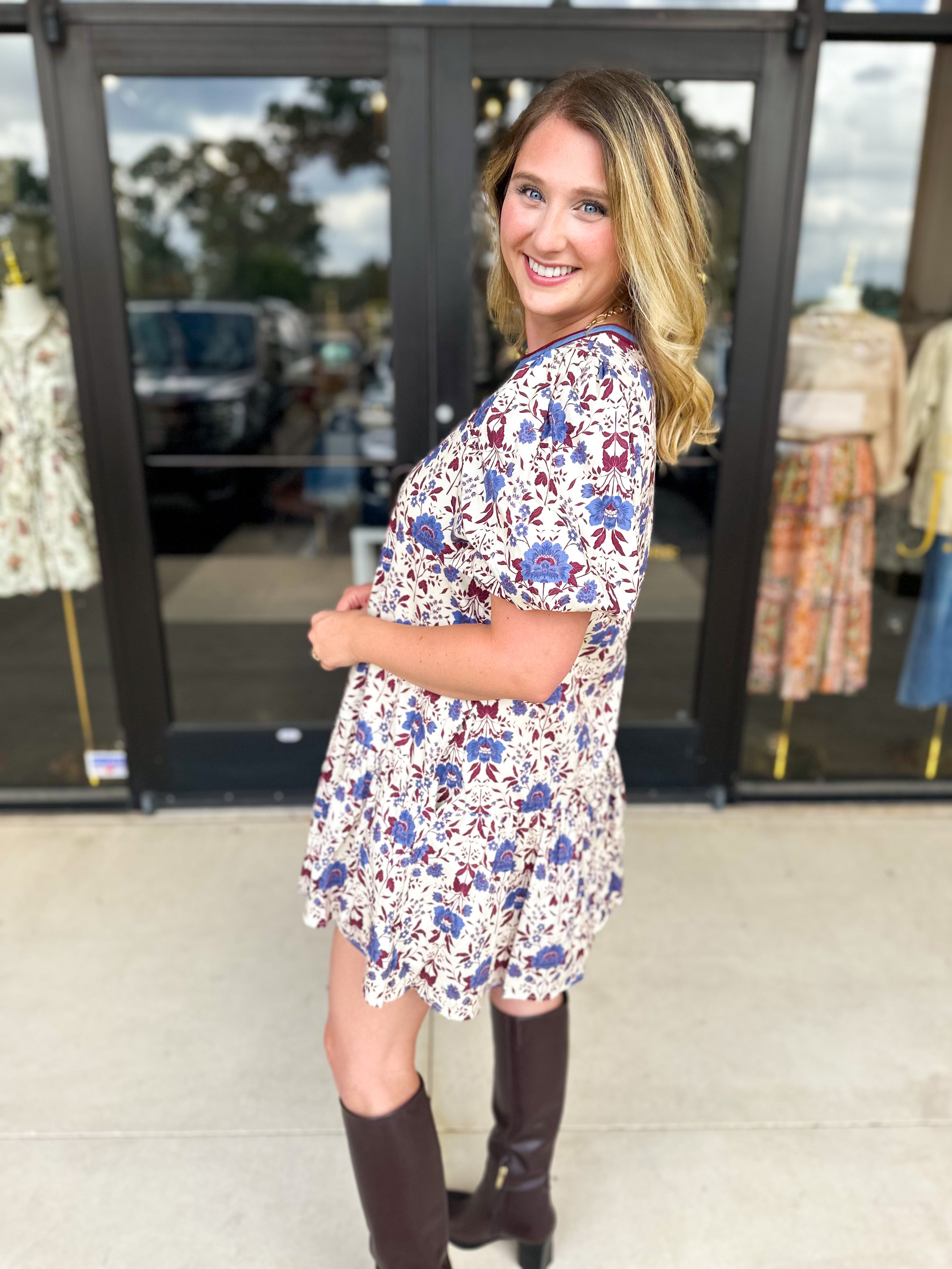 The Kalley Mini Dress - Ecru-510 Mini-ENTRO-July & June Women's Fashion Boutique Located in San Antonio, Texas