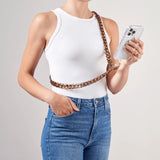 Case-Mate - Tortoiseshell Chain Phone Corssbody-130 Accessories-Casemate-July & June Women's Fashion Boutique Located in San Antonio, Texas