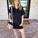 Weekend Traveler Skort Set - Black-300 Athleisure/Lounge-RAE MODE-July & June Women's Fashion Boutique Located in San Antonio, Texas