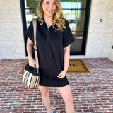 Weekend Traveler Skort Set - Black-300 Athleisure/Lounge-RAE MODE-July & June Women's Fashion Boutique Located in San Antonio, Texas