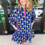 Mary Square - Abstract Fiona Mini Dress-510 Mini-MARY SQUARE-July & June Women's Fashion Boutique Located in San Antonio, Texas