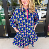 Mary Square - Abstract Fiona Mini Dress-510 Mini-MARY SQUARE-July & June Women's Fashion Boutique Located in San Antonio, Texas