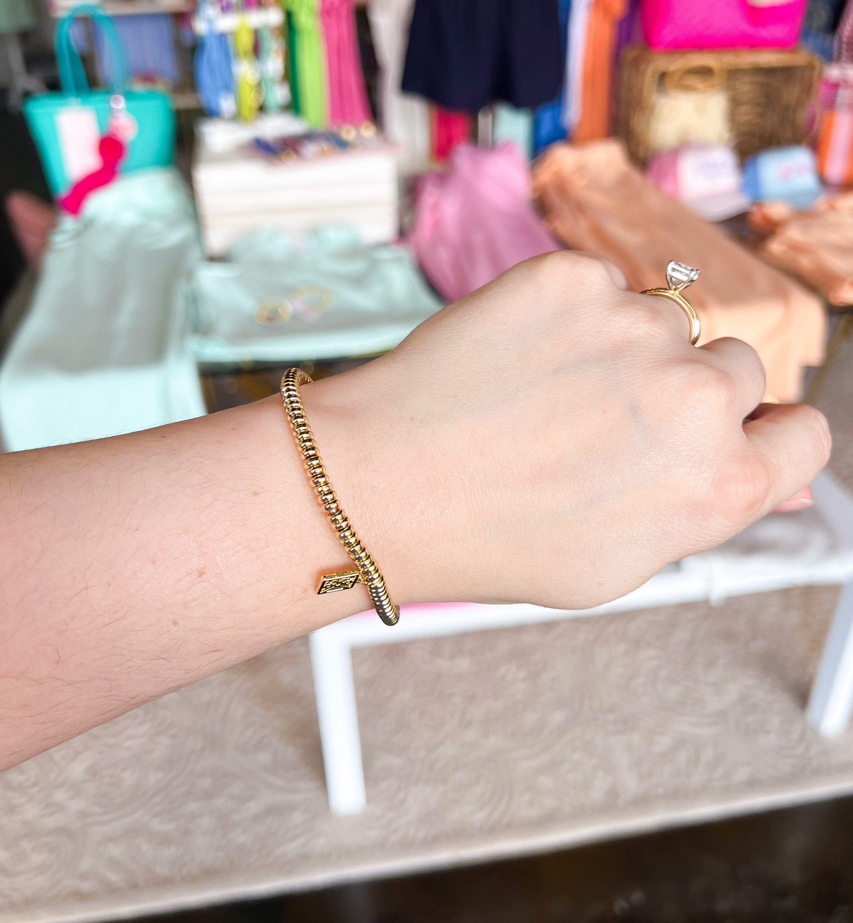 Michelle McDowell - Gold Bracelet - Small-110 Jewelry & Hair-Michelle McDowell-July & June Women's Fashion Boutique Located in San Antonio, Texas