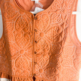 Copper Quilted Vest-600 Outerwear-LISTICLE-July & June Women's Fashion Boutique Located in San Antonio, Texas