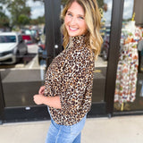 Elevated Cheetah Blouse-200 Fashion Blouses-ENTRO-July & June Women's Fashion Boutique Located in San Antonio, Texas