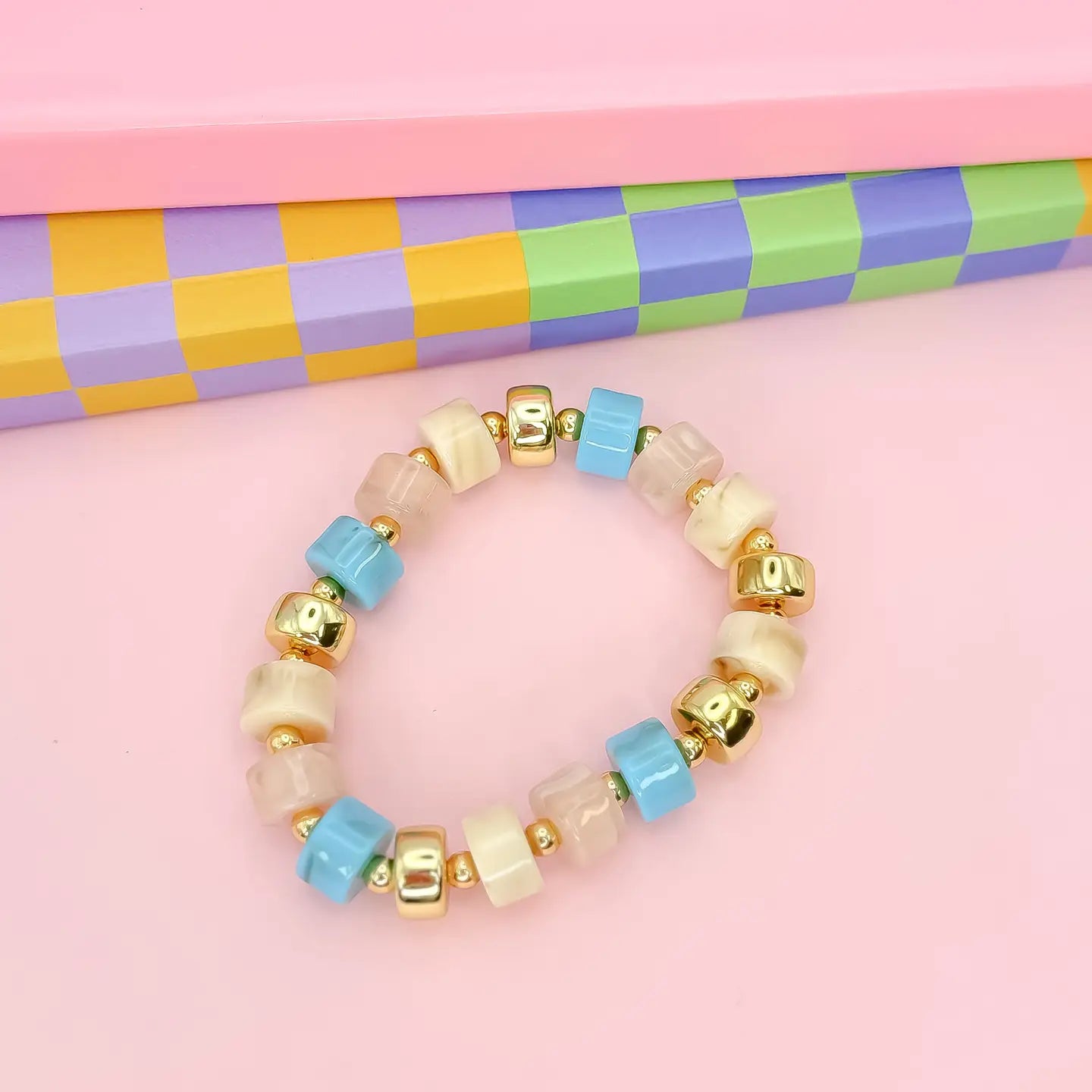 Treasure Jewels - Sea-foam Gelato Bracelet-110 Jewelry & Hair-Treasure Jewels-July & June Women's Fashion Boutique Located in San Antonio, Texas