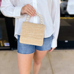 Pearl & Straw Purse-130 Accessories-SHIRALEAH-July & June Women's Fashion Boutique Located in San Antonio, Texas