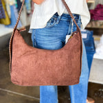 Paige Hobo Bag - Chocolate-130 ACCESSORIES-SHIRALEAH-July & June Women's Fashion Boutique Located in San Antonio, Texas