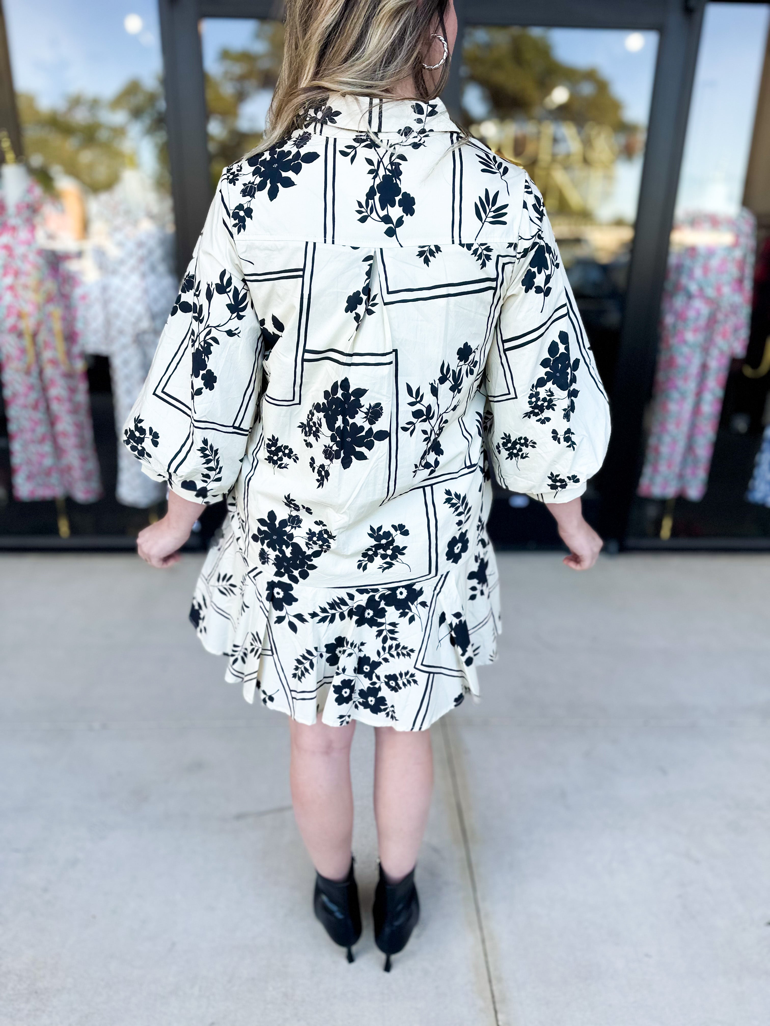 The Jolie Mini Dress - Ivory-510 Mini-ENTRO-July & June Women's Fashion Boutique Located in San Antonio, Texas