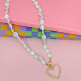 Treasure Jewels - Sweetheart Glow Necklace-110 Jewelry & Hair-Treasure Jewels-July & June Women's Fashion Boutique Located in San Antonio, Texas