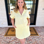 Weekend Traveler Skort Set - Lemon-300 Athleisure/Lounge-RAE MODE-July & June Women's Fashion Boutique Located in San Antonio, Texas