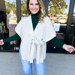 THML - Chic Knit Cardigan Wrap - Cream-230 Sweaters/Cardis-THML-July & June Women's Fashion Boutique Located in San Antonio, Texas