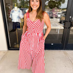 The Harbor Midi Dress - Red-500 Midi-SKIES ARE BLUE-July & June Women's Fashion Boutique Located in San Antonio, Texas