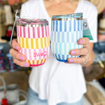 SWIG - Glacier Stripe Stemless Wine Cup-140 Gifts + Home-SWIG-July & June Women's Fashion Boutique Located in San Antonio, Texas