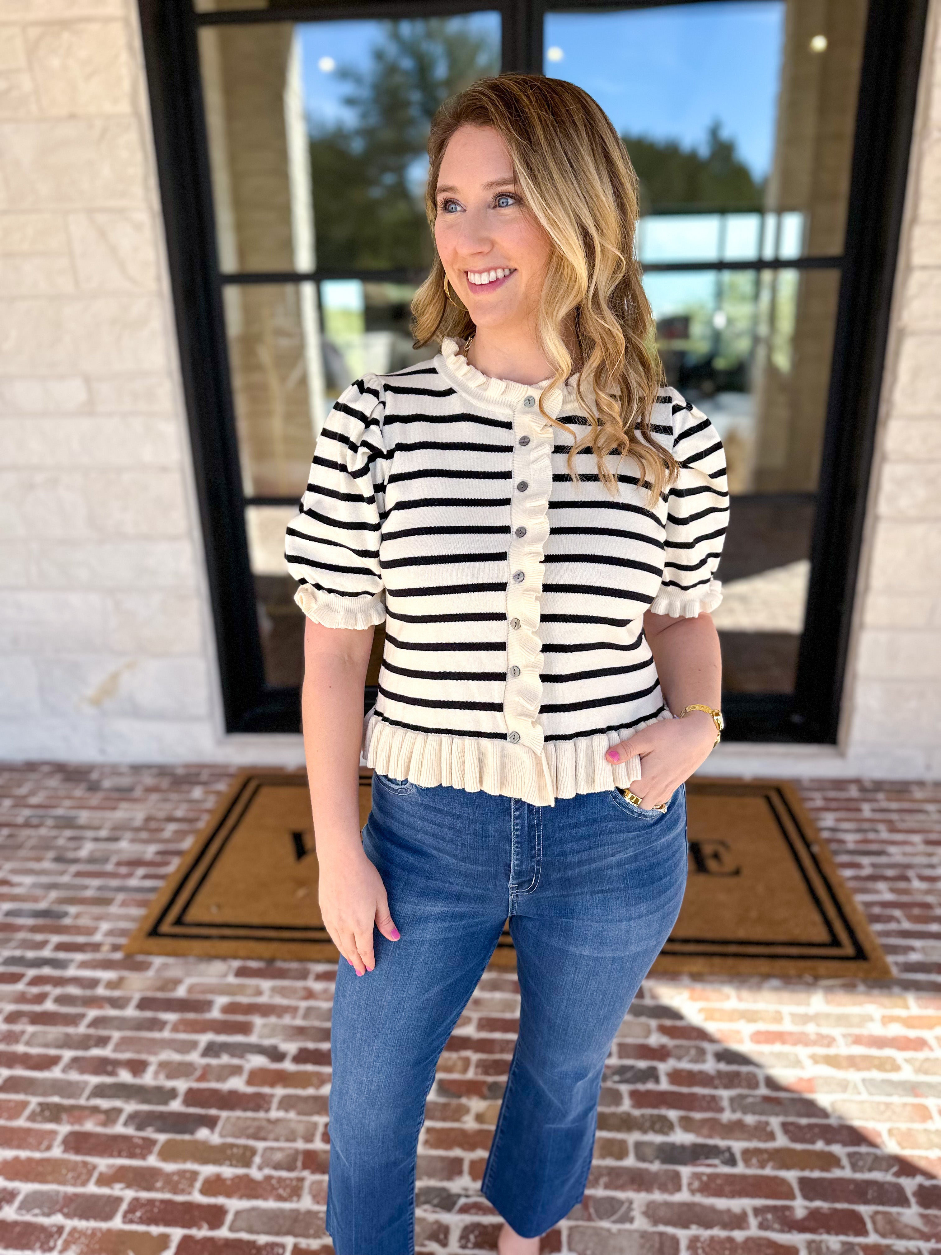 The Simply Sweet Cardigan - Cream-230 Sweaters/Cardis-ENTRO-July & June Women's Fashion Boutique Located in San Antonio, Texas