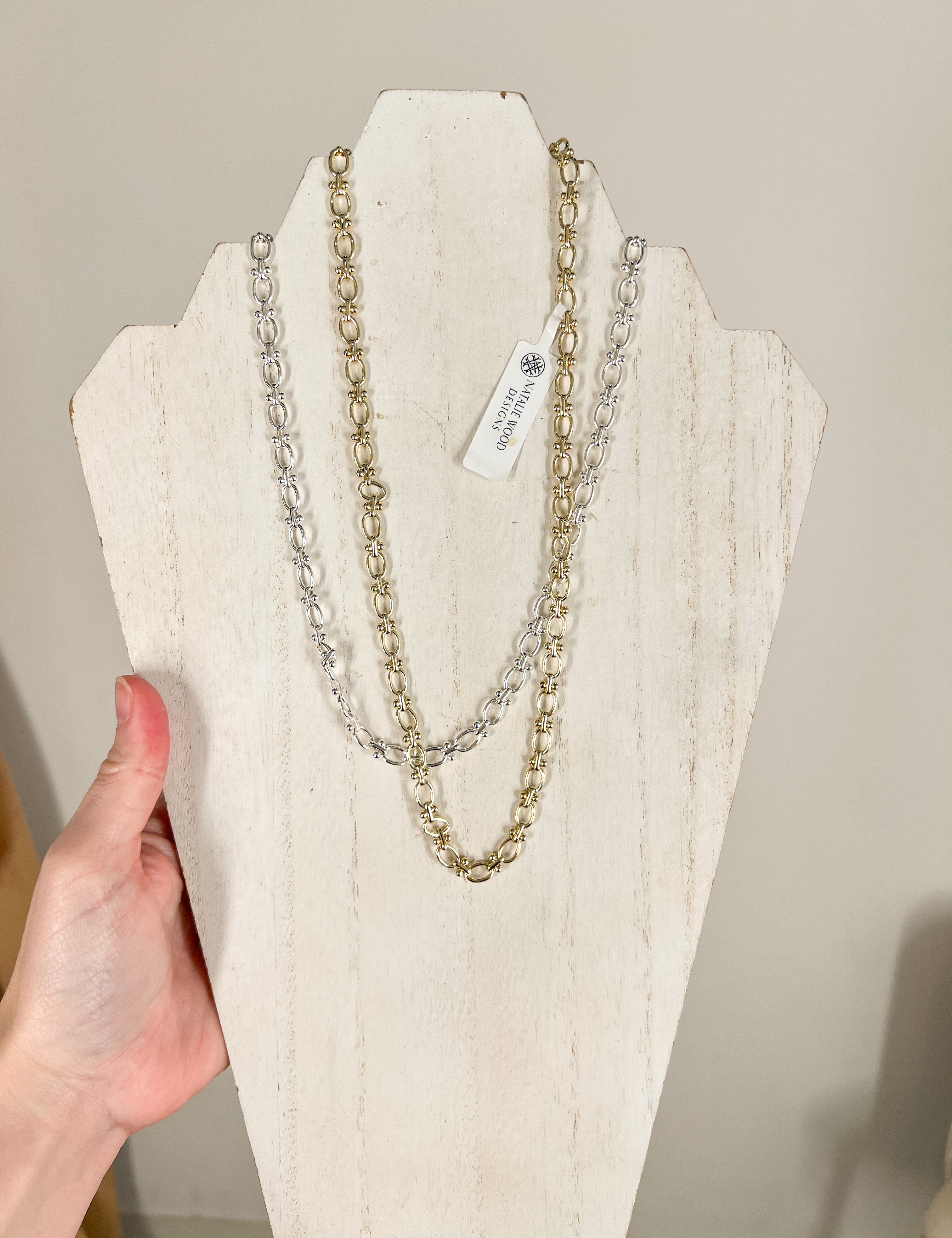 Natalie Wood - Carry On Cross Necklace - Gold-110 Jewelry & Hair-Natalie Wood-July & June Women's Fashion Boutique Located in San Antonio, Texas