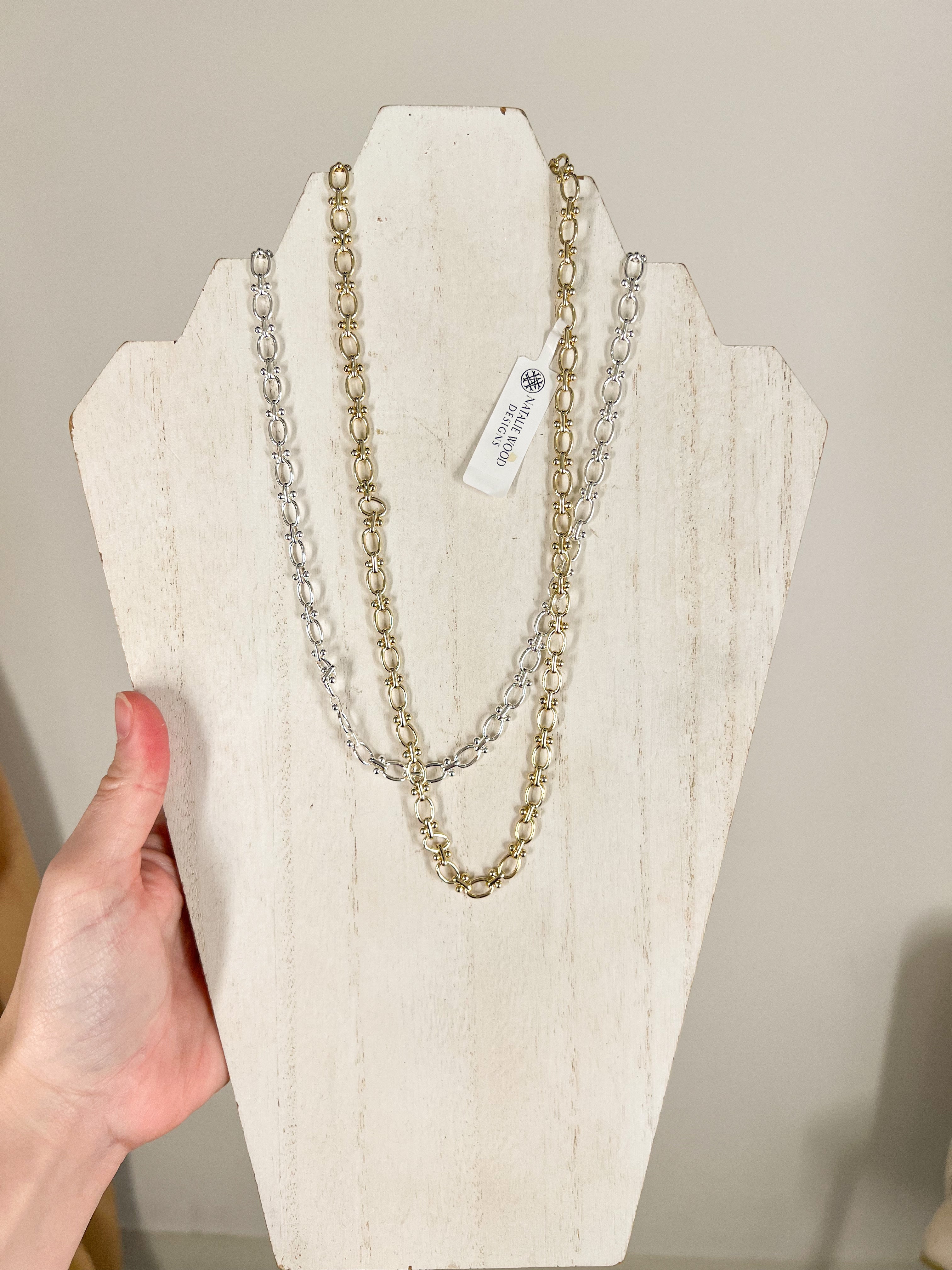 Natalie Wood - Carry On Cross Necklace - Gold-110 Jewelry & Hair-Natalie Wood-July & June Women's Fashion Boutique Located in San Antonio, Texas