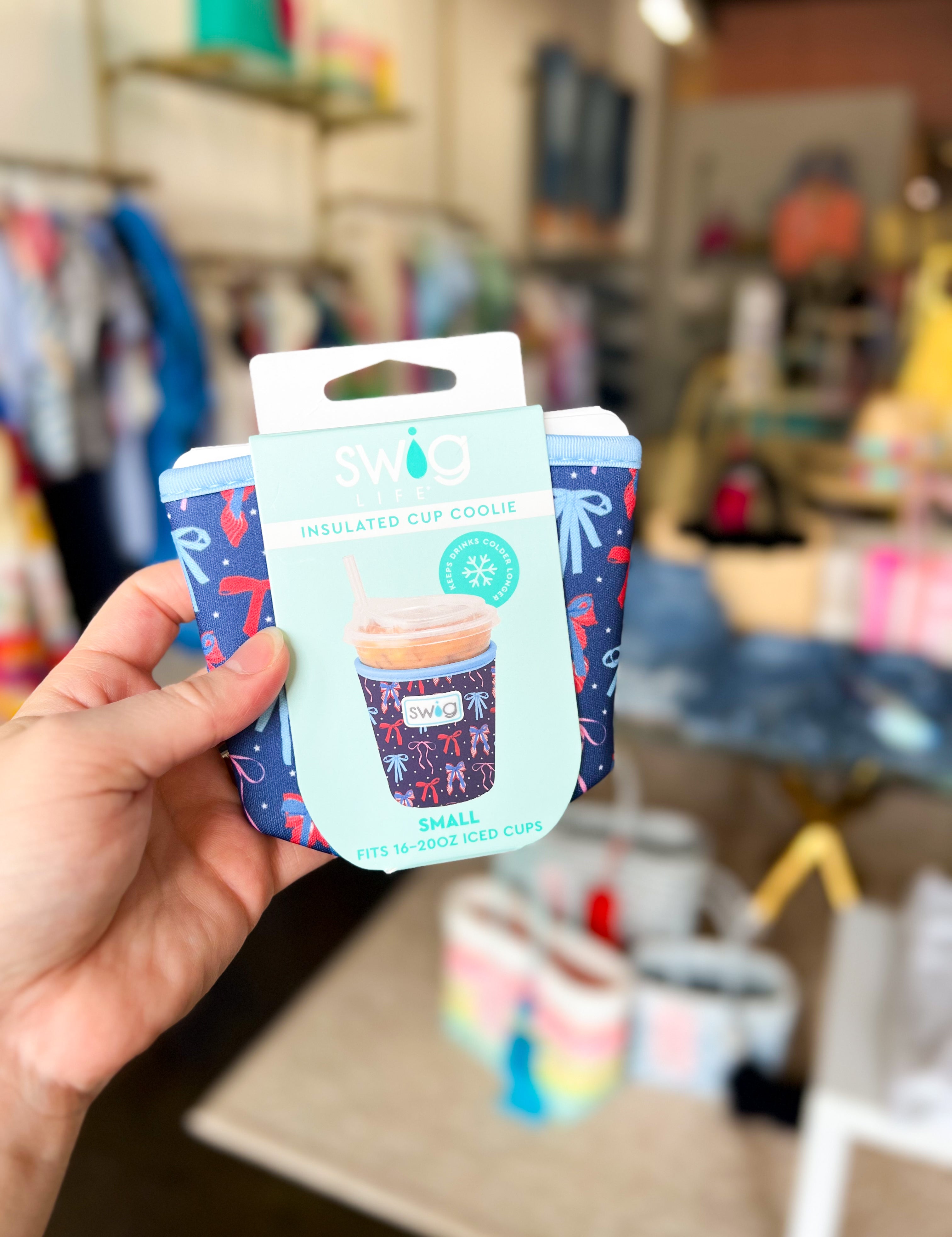SWIG - Miss Independence Iced Cup Coolie - Small-140 Gifts + Home-SWIG-July & June Women's Fashion Boutique Located in San Antonio, Texas