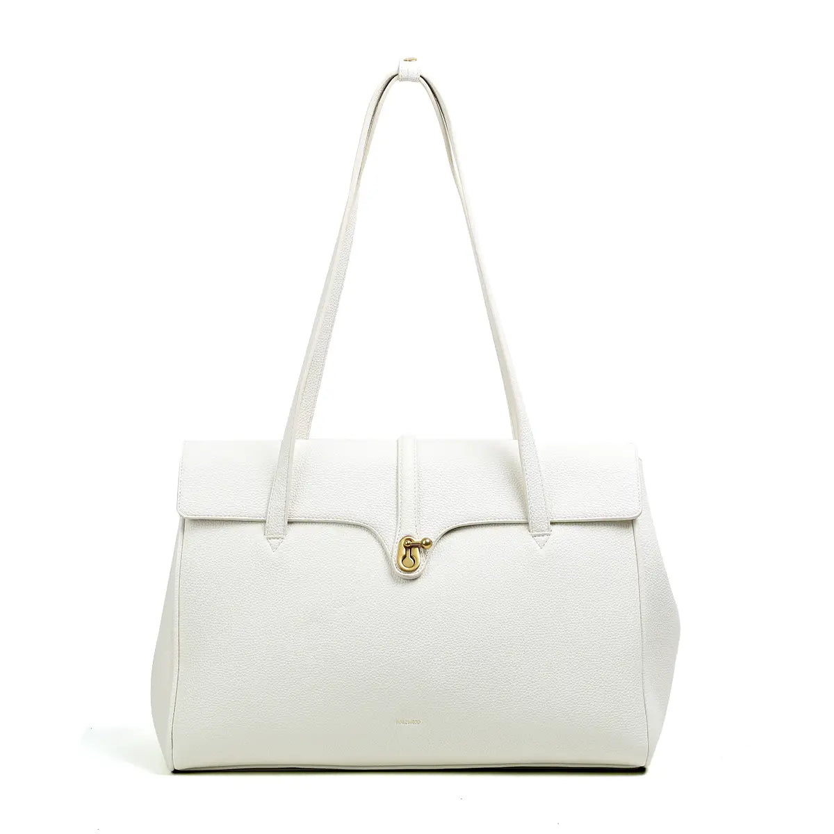 Pixie Mood - Lock - Recycled Vegan Tote Upgrade Edition - Coconut Cream-130 Accessories-PIXIE MOOD-July & June Women's Fashion Boutique Located in San Antonio, Texas