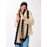 The Melody Scarf - Black & White-130 Accessories-SHIRALEAH-July & June Women's Fashion Boutique Located in San Antonio, Texas