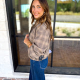 Liverpool - Kensington Bubble Hem Jacket-600 Outerwear-LIVERPOOL JEANS COMPANY-July & June Women's Fashion Boutique Located in San Antonio, Texas