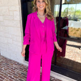 Spring It Girl Trouser - Hot Pink-400 Pants-SKIES ARE BLUE-July & June Women's Fashion Boutique Located in San Antonio, Texas