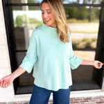 Fresh Start Mock Neck Sweater-230 Sweaters/Cardis-FATE-July & June Women's Fashion Boutique Located in San Antonio, Texas
