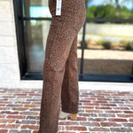 Liverpool - Cheetah Print Straight Leg Jeans-420 Denim-LIVERPOOL JEANS COMPANY-July & June Women's Fashion Boutique Located in San Antonio, Texas