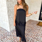 Satin & Lace Date Night Set-500 Midi-TCEC-July & June Women's Fashion Boutique Located in San Antonio, Texas