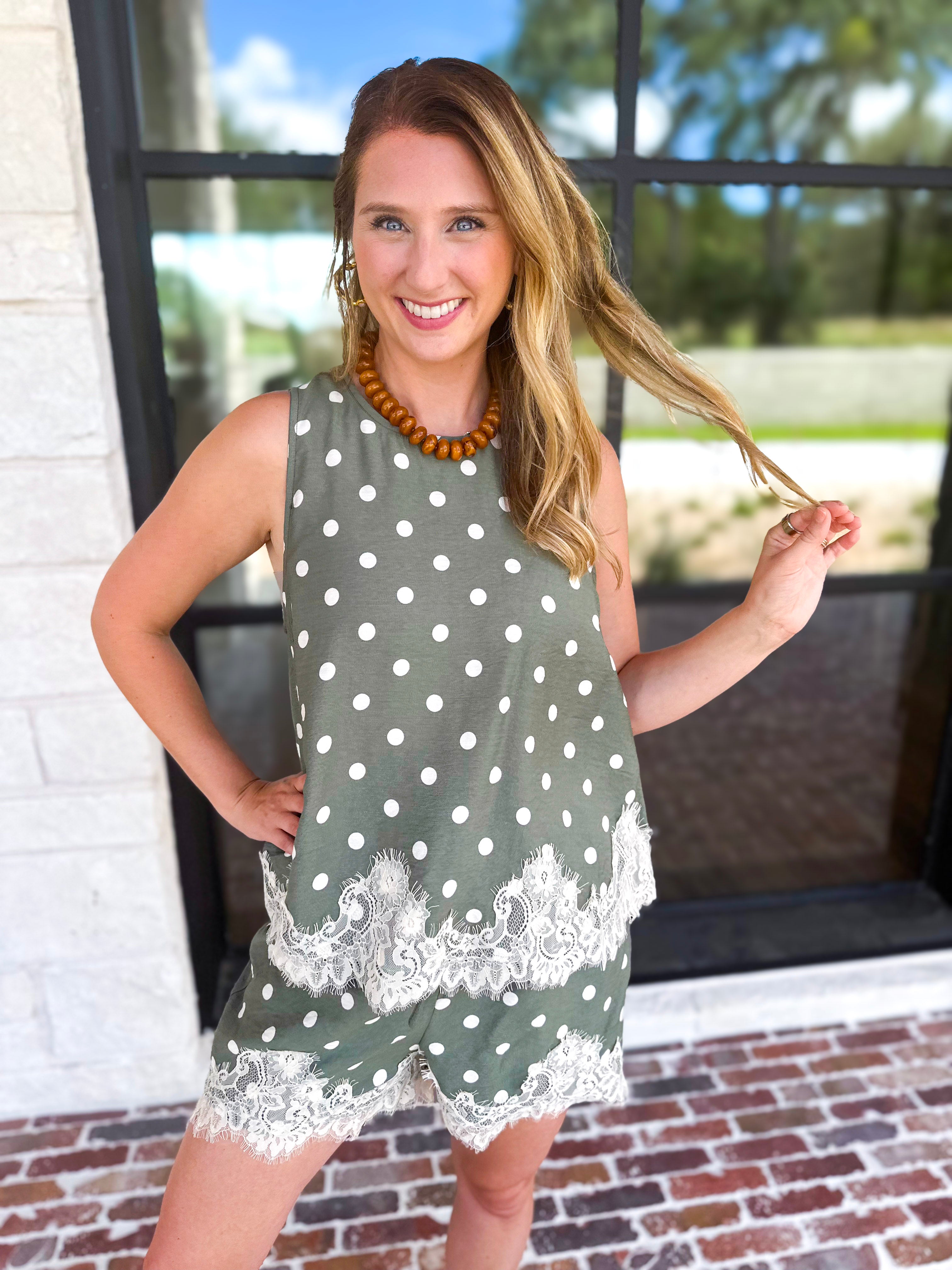 The Dottie Set - Olive-510 Mini-ENTRO-July & June Women's Fashion Boutique Located in San Antonio, Texas